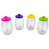 SPARC LIGHTING Mexican Style 32 oz Mini Plastic Barrel with Straw and Lid 4 Pack