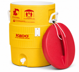 Igloo 10 Gal Beverage Sports Jobsite Cooler Red Heavy Duty Insulated Water Jug