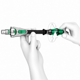 Wera 8100 SB 6 Zyklop Speed Ratchet Set 3/8" Drive Metric Socket Set 29 Pc