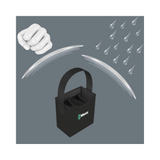 Wera 2GO 4 Tool Quiver with Adjustable Partitions for Scredrivers & Other Tools