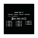 Wera Joker 11-Piece Metric Ratcheting Combination Wrench Set (NEW)