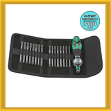 Wera Ratcheting Screwdriver Handle with Assorted Bits (17-Piece Set) NEW