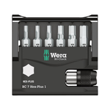 Wera Bit-Check Drive Bits – Hex-Plus & Universal Bitholder 7-Piece Set (NEW)