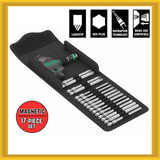 Wera T-Handle Magnetic Bit Holding Screwdriver 17-piece Set for Bicycles (NEW)