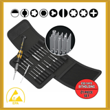 Wera ESD-Safe Bitholding Precision Screwdriver 21-piece Set with Pouch (NEW)