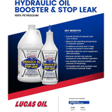 Lucas Oil 10019 High Performance Hydraulic Oil Booster and Stop Leak 1 Quart