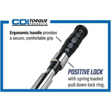CDI Torque 1002MFRPH 3/8" Drive Micrometer Torque Wrench 10-100 ft-lb