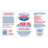 Lucas Oil 10088 32oz Extremely Heat Resistant & Long Lasting Hub Oil (1 Pack)