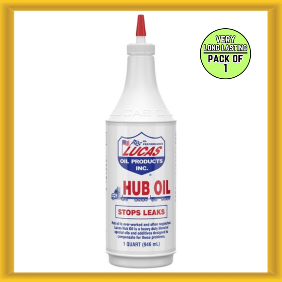 Lucas Oil 10088 32oz Extremely Heat Resistant & Long Lasting Hub Oil (1 Pack)