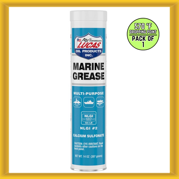 Lucas Oil 10320 14-ounce Semi Synthetic Multi-Purpose Marine Grease (Pack of 1)