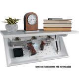 Lockdown In-Plain-Sight Home Gun Concealment Shelf 20lb Max Weight Rating WHITE
