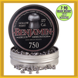 Benjamin 14020 .177 Caliber 750 Count 7.90 Grain Lead Hollow Point Pellets New