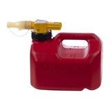 No-Spill 1.25-Gallon Gas Can Red with ViewStripe Stripe (2 PACK) NEW