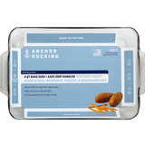 Anchor Hocking 81935L20 3 Qt Glass Baking Dish Rectangular Casserole Pan