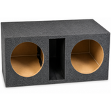QPower QHD212VL Dual 12″ 12-Inch Large Slot-Ported Heavy Duty Empty Woofer Box