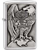 Zippo Harley-Davidson Eagle Emblem High Polish Chrome Pocket Lighter