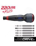 Vessel 220USBP5U Electric Screwdriver USB Rechargeable Precision Driver Set