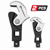 Powerbuilt 240274 Rapid Wrench 2-Piece Crowfoot Wrench Set
