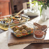 Anchor Hocking Glass Bakeware Set 15 Pc Oven Safe Kitchen Baking Set