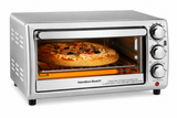 Hamilton Beach 31143J Toaster Oven Stainless 1100W 4 Slice Countertop