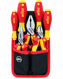 Wiha 32985 7pc Industrial Insulated Pliers Screwdriver Tool Kit