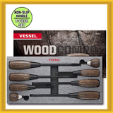 Vessel WOOD-COMPO Non-Slip Tang-Thru Screwdrivers 8-Piece Set (3308EVA) NEW