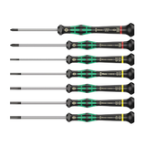Wera 05118152001 2035/6 B Precision Screwdriver Set 6Pc Phillips Slotted Rack