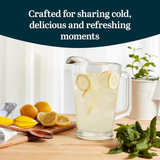 Libbey 5260 60 oz Glass Pitcher Beverage Server with Handle