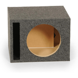 Q Power QSBASS12 Single 12" Vented Subwoofer Box Car Audio Enclosure