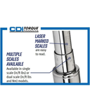 CDI 7502MRMH 3/8" Drive Click Torque Wrench 100-750 in-lb Adjustable