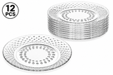 Libbey 56780 Clear Glass Salad Plates 8.5" Dinner Plate Set of 12