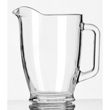 Libbey 67.7 Ounce Clear Tempered Glass Durable Round Pitcher (4 Pack in Set)