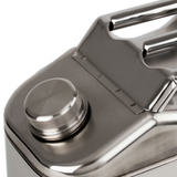 Swiss Link 6002 Stainless Steel Silver 20L Water Can 5 Gal Capacity Pack of 2
