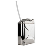 Swiss Link 6002 Stainless Steel Silver 20L Water Can 5 Gal Capacity Pack of 2