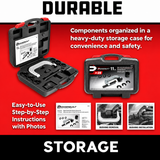 Powerbuilt 648604 Upper Control Arm Bushing Remove Install Tool Kit
