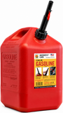 Midwest Can 6610 6 Gallon Gas Can Auto Shut Off Quick Flow Spout EPA CARB Red