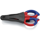 Knipex 9505155SBA 6 1/4" Electricians' Shears with Multi-component Grip Handles