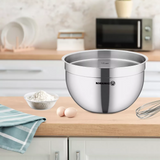 Korkmaz A2775 Gastro Proline Stainless Steel 1.8 Liter Mixing Bowl in Silver