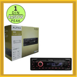 Infinity ALPHA100 Single DIN BT USB AUX SD FM Radio MP3 Player Car Receiver