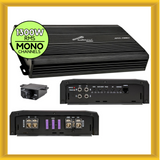 New Audiopipe Monoblock 1300W RMS Power Class D 1 OHM Stable Car Amplifier