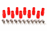 Orion 4 AWG Spade Fork Terminal Barrier Connector Plugs Car Audio Wire 10pcs