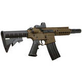 Crosman Bushmaster Automatic CO2 Powered BB Air Rifle with Dual Action & Red Dot