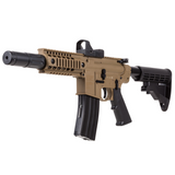 Crosman Bushmaster Automatic CO2 Powered BB Air Rifle with Dual Action & Red Dot