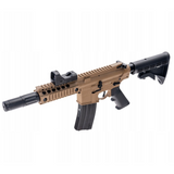 Crosman Bushmaster Automatic CO2 Powered BB Air Rifle with Dual Action & Red Dot