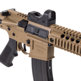 Crosman Bushmaster Automatic CO2 Powered BB Air Rifle with Dual Action & Red Dot