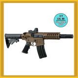 Crosman Bushmaster Automatic CO2 Powered BB Air Rifle with Dual Action & Red Dot