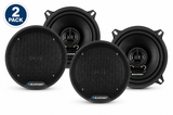 4 x Blaupunkt BPS-E552 5" Car Speakers 80W Pair Bundle w/ Magnetic Mount