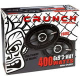 Crunch CS-Series 6x9-inch 75W RMS Power 3-Way Full Range Car Speakers (PAIR) NEW