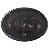 Audiopipe 6 x 9" 135W RMS 3-Way Injection Cone with Rubber Surround Car Speakers