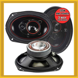 Audiopipe 6 x 9" 135W RMS 3-Way Injection Cone with Rubber Surround Car Speakers